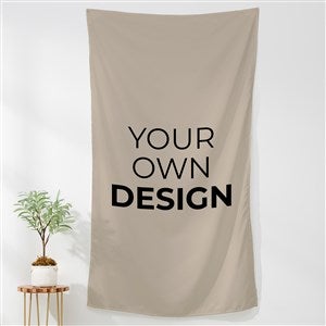 Design Your Own Personalized 35x60 Wall Tapestry- Tan - 41333-T