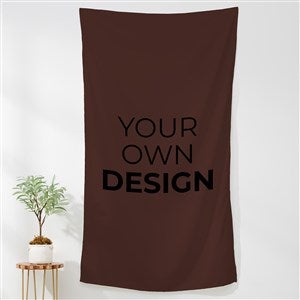 Design Your Own Personalized 35x60 Wall Tapestry- Brown - 41333-BR