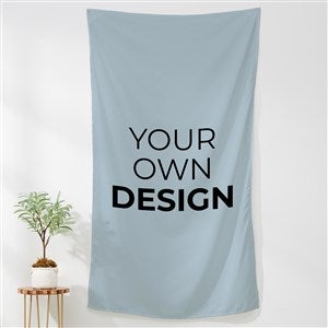 Design Your Own Personalized 35x60 Wall Tapestry- Slate Blue - 41333-SB