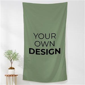 Design Your Own Personalized 35x60 Wall Tapestry- Sage Green - 41333-SG