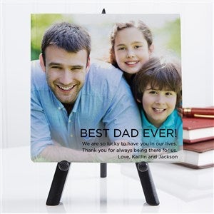 Photo Expression For Him Personalized Canvas Print - 5quot; x 5quot; - 41420-5x5