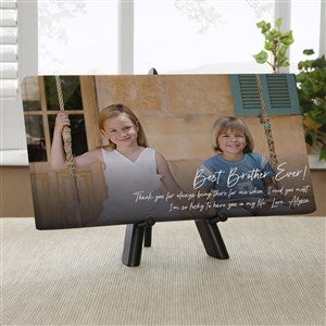 Photo Expression For Him Personalized Canvas Print - 5.5quot; x 11quot; - 41420-5x11