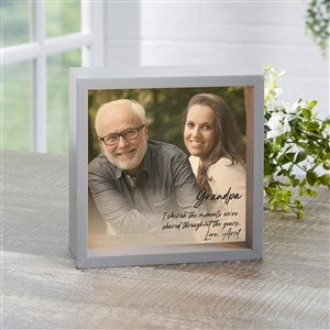 Photo Expression For Him Personalized LED Light Shadow Box- 6quot;x 6quot; - 41424-6x6