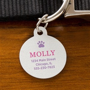 Pawfect Pet Personalized Dog ID Tag - Circle - 41435-C