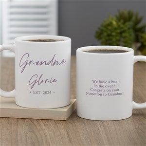Grandma  Grandpa Established Personalized Coffee Mug 11 oz.- White - 41465-S