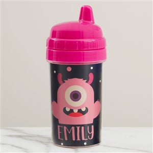 Trick or Treat Halloween Characters Personalized Toddler 10 oz. Sippy Cup- Pink - 41506-P