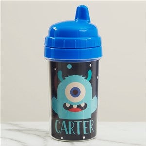 Trick or Treat Halloween Characters Personalized Toddler 10 oz. Sippy Cup- Blue - 41506-B