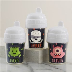 Trick or Treat Halloween Characters Personalized Baby 5 oz. Sippy Cup - 41507