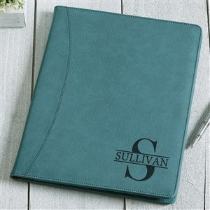 Namely Yours Personalized Full Pad Portfolio - Teal - 41549-T