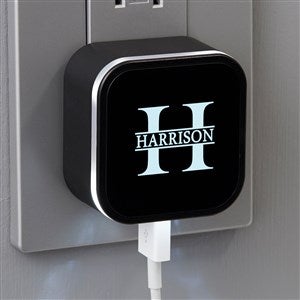 Namely Yours Personalized LED Triple Port USB Charger - 41553