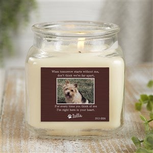 Pet Memorial Personalized 10 oz. Vanilla Candle Jar - 41634-10VB
