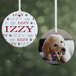 Personalized Pet Photo Christmas Ornament