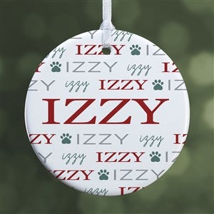 Pawfect Pet Personalized Ornament- 2.85quot; Glossy - 1 Sided - 41635-1S