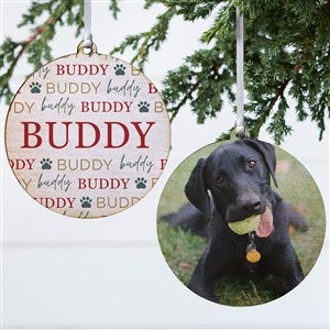 Pawfect Pet Personalized Ornament- 3.75quot; Wood - 2 Sided - 41635-2W