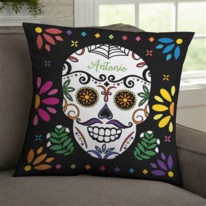 Day of the Dead Personalized 18" Throw Pillow - 41643-L