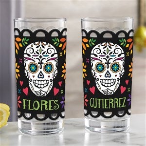 Day of the Dead Personalized Tall 15 oz. Drinking Glass - 41644-T