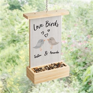 Love Birds Personalized Bird Feeder - 41790
