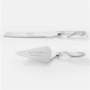 Engraved Athena Wedding Cake Server Set - 41816