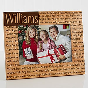 Family Name 5x7 Personalized Picture Frame - 4219-M