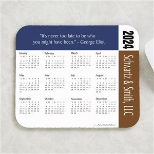 35 Quotes Calendar Personalized Mouse Pad - 4231