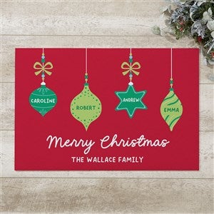 Personalized Noel Welcome Doormat-Winter Doormat-Faux Wood Doormat-Rus –  Lubellas