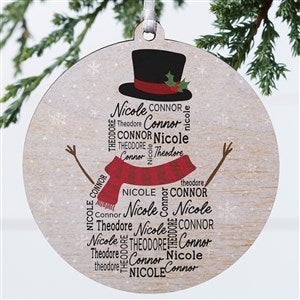 Snowman Repeating Name Collection | PersonalizationMall