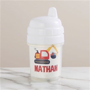 Construction  Monster Trucks Christmas Personalized Baby 5 oz. Sippy Cup - 42766