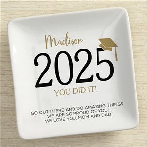 Classic Graduation Personalized Ring Dish - 42971