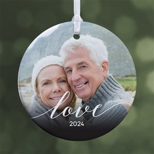 Love Photo  Personalized Ornament-2.85quot; Glossy - 1 Sided - 43132-1S
