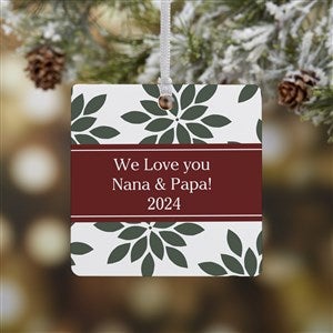 Christmas Custom Pattern Personalized Ornament-2.75quot; Metal - 1 Sided - 43210-1M