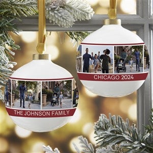 Family Photo Personalized Ball Ornament - 43320