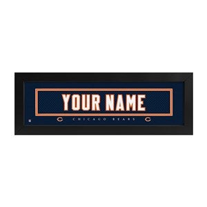 Chicago Bears NFL Personalized Name Jersey Print - 43628D