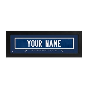 Indianapolis Colts NFL Personalized Name Jersey Print - 43631D