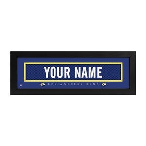 Los Angeles Rams NFL Personalized Name Jersey Print - 43636D