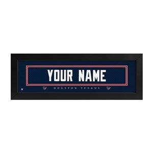 Houston Texans NFL Personalized Name Jersey Print - 43641D