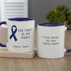 Choose Your Awareness Ribbon Personalized Coffee Mug 11 oz.- Blue - 43921-BL