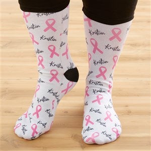 Choose Your Awareness Ribbon Personalized Adult Socks - 43929