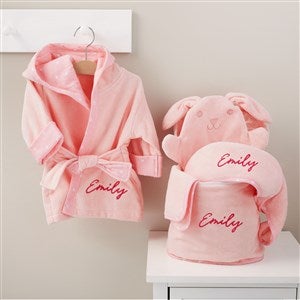 Pink baby hot sale bath set