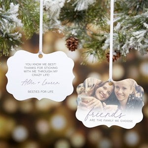 Friends Are The Family We Choose Personalized Ornament - 44204