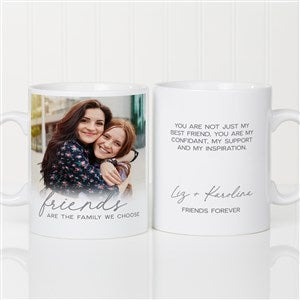 Friends Are The Family We Choose Personalized 30 oz. Oversized Coffee Mug - 44206