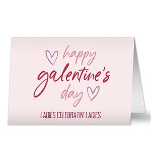 Galentines Day Personalized Greeting Card - 44451