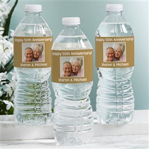 Party Photo Personalized Photo Water Bottle Labels-1 Photo - 44471