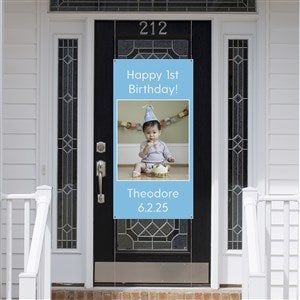 Party Photo Personalized Photo Door Banner- 1 Photo - 44475