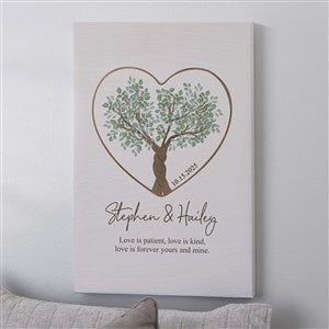 Rooted In Love Personalized Canvas Print - 32 x 48 - 44483-32x48