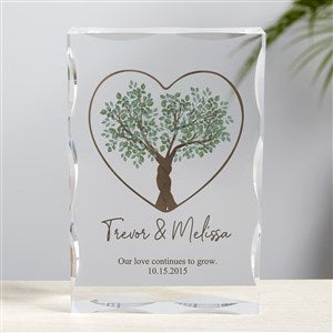 Rooted In Love Personalized Acrylic Keepsake - 44486