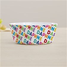 Vibrant Name Personalized Kids Bowl - 44539-B