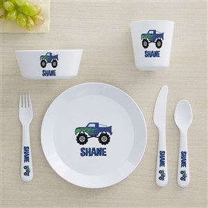 Construction Plate & Utensils, Kids Dinnerware Sets