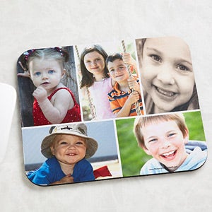 Photo Collage Personalized Mouse Pad- Horizontal - 4462-H
