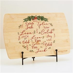 Merry Family Personalized Wood Cutting Board - 44632