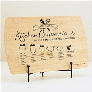 Kitchen Conversions Personalized Wood Cutting Board - 44639